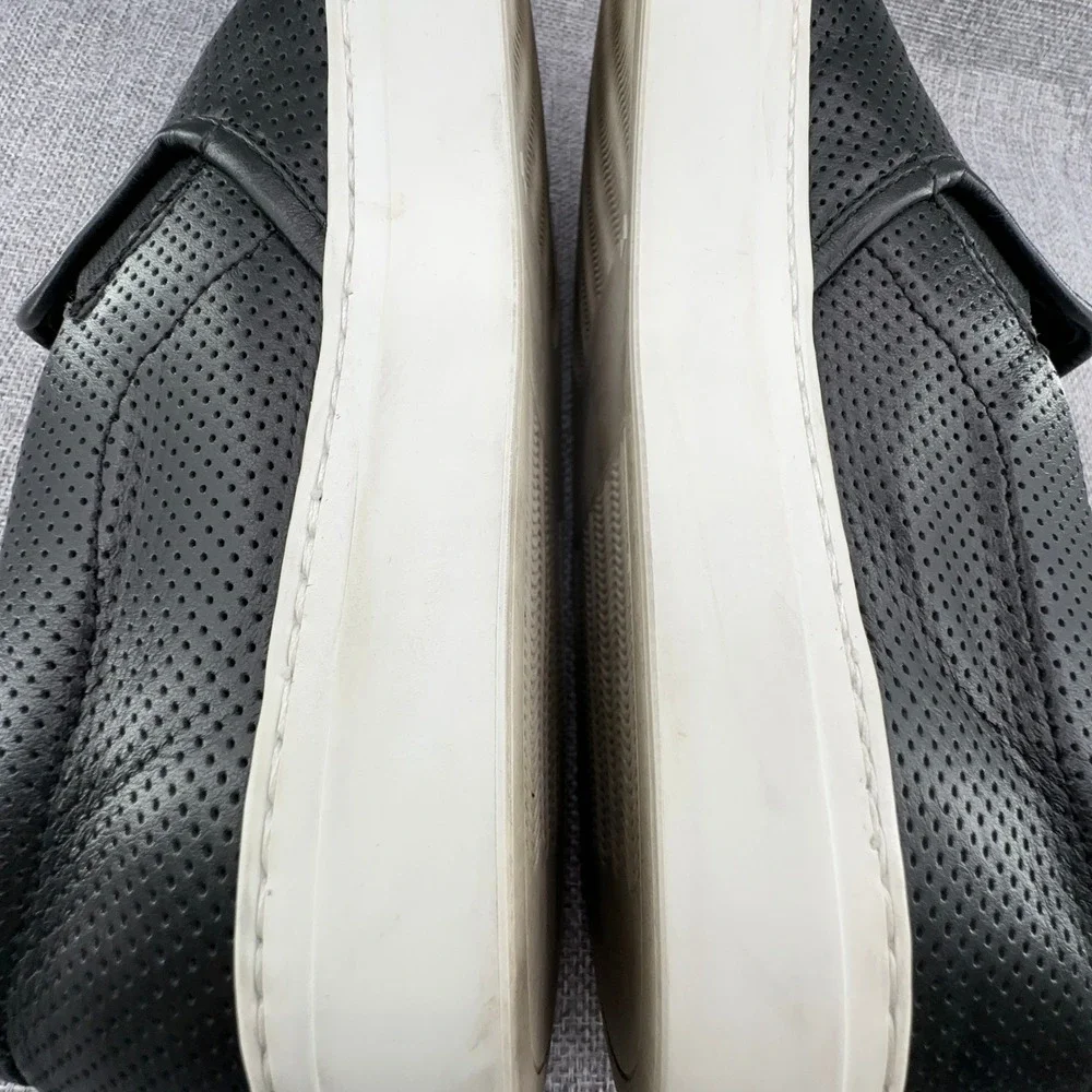 Common Projects Perforated Slip-On Sneakers Size EU 41 READ DESC Black Leather